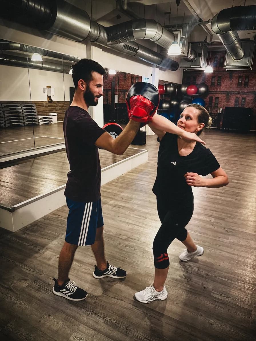 Pratzentraining bei HAUZEL KAMPFSPORT